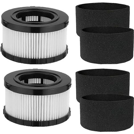Filtre HEPA DC5151H compatible avec les aspirateurs eau et poussière DC5151H, DC515, DCV517 et DCV517B, avec manchon en mousse.