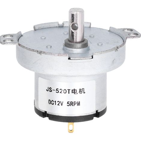 Langlebiger 12V DC 5 U/min Getriebemotor für elektronische Anwendungen (1/5)