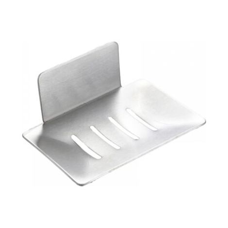 1 Stück Wand-Seifenschale ohne Bohren Dusch-Seifenschale aus Edelstahl (Silber) selbstklebende Seifenschale aus Edelstahl zur Aufbewahrung von Schwämmen (1/3)