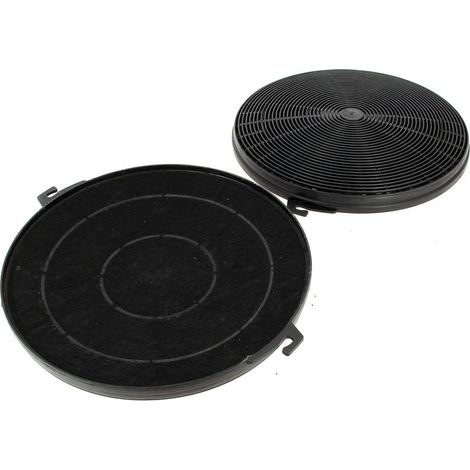Filtre charbon rond type 211 – Lot de 2 filtres pour hottes Rosieres, Indesit, Candy, Faure, Electrolux – Filtration efficace des odeurs