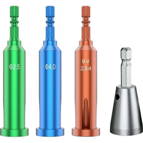 4-teiliges Drahtverdrillwerkzeug aus Kohlenstoffstahl, Abisolierzange, 3-fach/5-fach