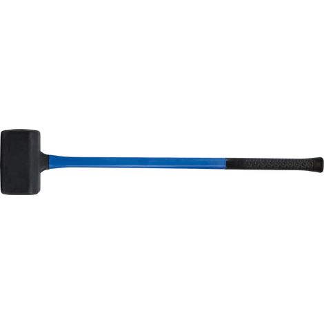 SW-Stahl 51115L Schonhammer rückschlagfrei 5.250 g mit Fiberglas-Stiel I Gummi Schonhammer 105mm Kopfdurchmesser I Hammerkopf mit Stahlkugelfüllung (1/3)