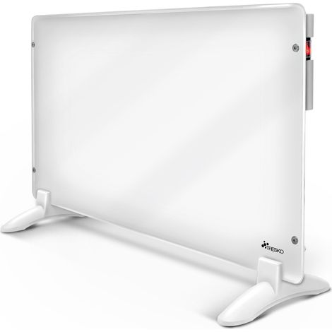 TRESKO Calentador convector de 1000 W, calentador eléctrico de pared, calentador de vidrio, convector, radiador de pared (1/5)