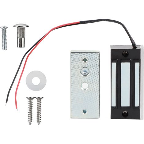 Mini serrure électromagnétique DC24V, porte magnétique électronique, mise sous tension 60KG