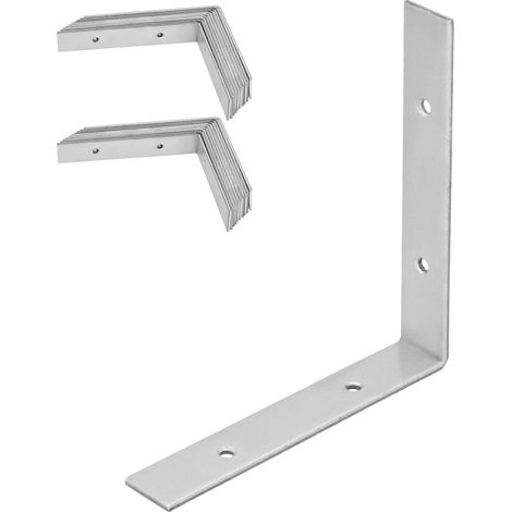 Winkelverbinder für Zimmererarbeiten, verzinkter Stahl, 150 x 150 x 25 mm, 25 Stück