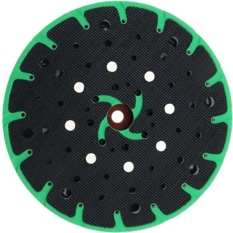 Plateau Ponceuse Excentrique 150 Mm Avec Aspiration Poussière Raccordement M8 Compatible Bosch Makita (1/4)