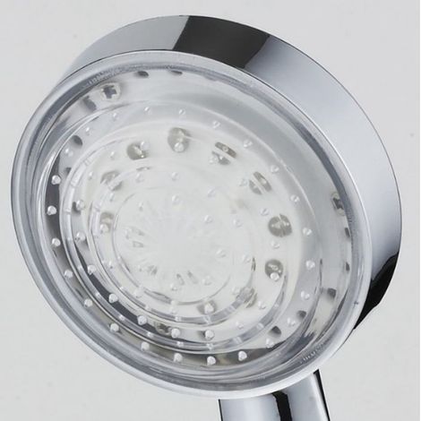 Pommeau de Douche LED 7 Couleurs à Changement de Couleur Automatique - Économie D'Eau - Accessoires de Salle de Bain (1/5)