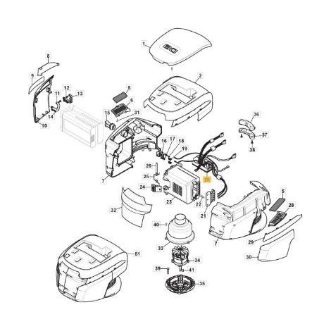 SCHEDA MOTORE 80V SPINTA ORIGINALE STIGA - 118810748/0