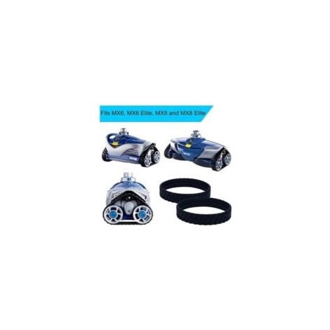 Bluedeer – Set di 2 cingoli di ricambio per robot da piscina Zodiac MX8 e MX6 – Materiale resistente – Pulizia efficiente e ottimale – Crezuo