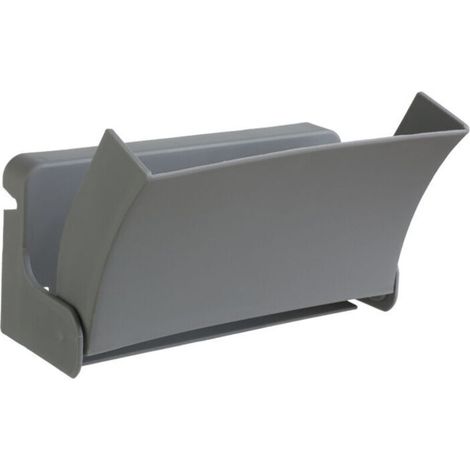 Étagères à chaussures murales pliables - Rangement mural pliable pour chaussures pour étagère murale, sans perçage, couloir et cintre de couloir, gain de place, gris, 1 paquet-Crezuo