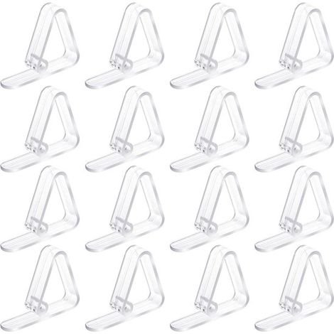 Azalia 16 pinzas para mantel，pinzas de plástico para mesa，pinzas ajustables para mesa，flexibles y móviles，para uso interior y exterior (1/5)