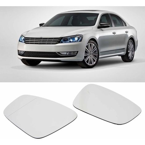Rétroviseurs chauffants (gauche et droit, une paire) compatibles avec Volkswagen Passat 2013-2018 (1/5)