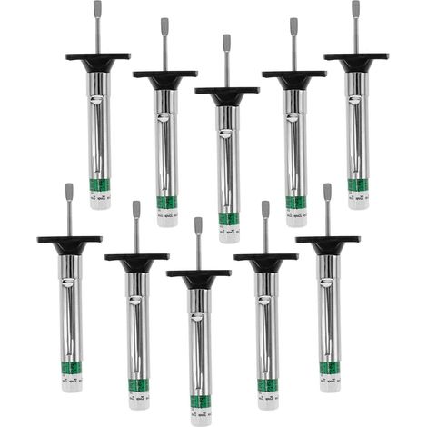 Jauge de Profondeur de Pneu Mesure Pratique de L'épaisseur pour Pneus de Voiture Précise en Acier Inoxydable et Plastique Lot de 10 Pièces (1/5)