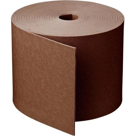 NATURE Bordure de jardin en polypropylene - Epaisseur 3 mm - H 15 cm x 10 m - Beige taupe