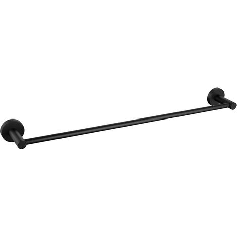 Aloni Handtuchhalter Handtuchstange 57 cm Schwarz matt (1/3)
