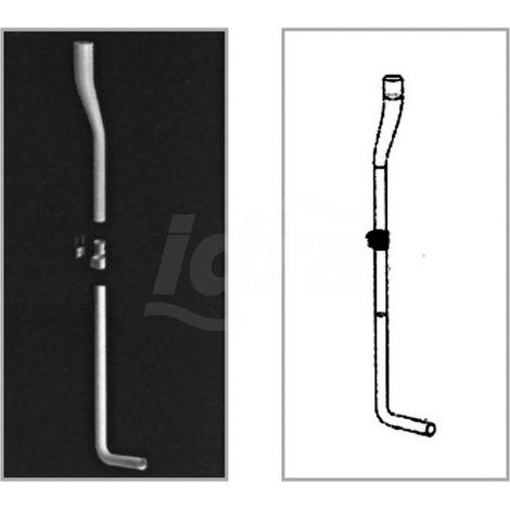 KARIBA Tubo scario 50x32x980mm Per Cassetta Esterna Bianco 255353 (1/2)
