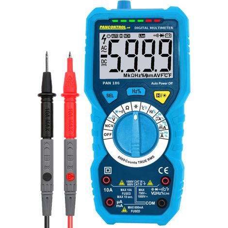 Multímetro digital pancontrol pan 186 impermeable IP67 1000V