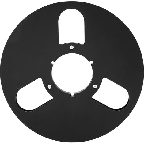Bobine Vide 1/4 Pouce 10 Pouces Alliage Aluminium 3 Trous pour Machine TEAC Noir - Pièce Machine Audio (1/5)