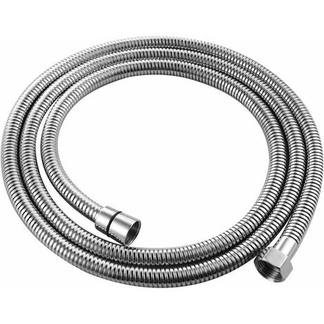 Flexible de Douche 3m Flexible de Douche Universel 3m, Acier Inoxydable, Chromé (1/5)