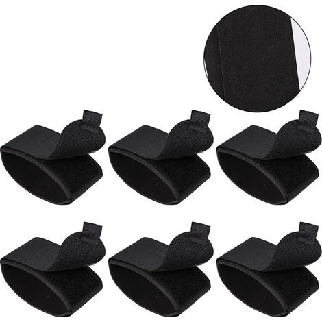 Paquete de 12 correas ajustables para esquís, cinturón lumbar para esquís y correas de transporte para asegurar los esquís y facilitar su almacenamiento. (1/5)