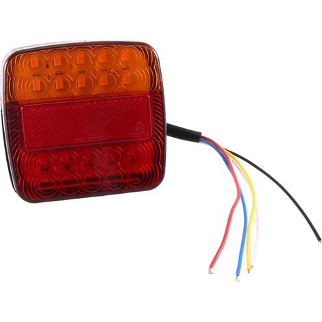 Lampe CarréE LED 12V Feu Bicolore Fournitures de Voiture (1/5)