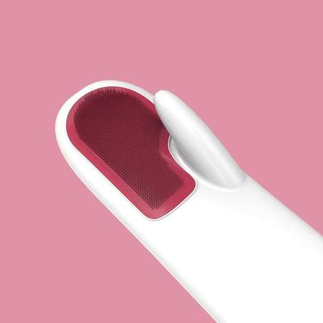 Gants de vaisselle de cuisine antidérapants, imperméables, réutilisables et durables (rouges). (1/5)