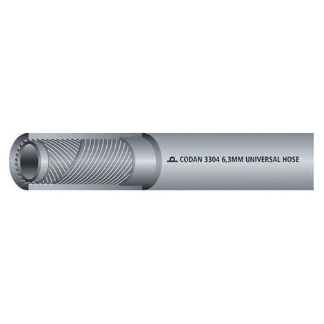 Tuyau Gris RS PRO, diamètre interne: 25.4mm, longueur 25m, pour Air, Eau ( Prix pour 1 )