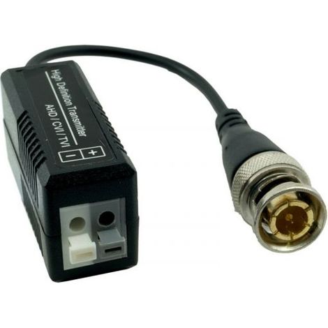 2 COPPIE BALUN VIDEO AHD CVI TVI BNC COPPIA MORSETTI PASSIVI TELECAMERA DVR (1/2)
