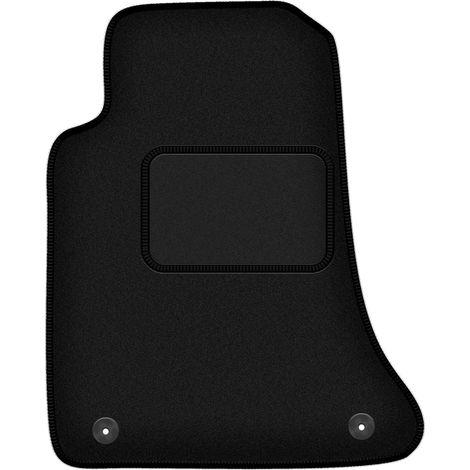 Tapicería negra mate para el asiento del conductor de: Opel Omega A sedán y familiar (1986-1994)