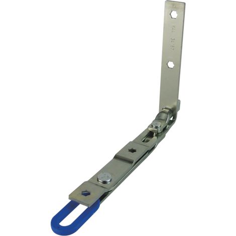 Verrou de semi-fixe haut/bas - Longueur (mm) : 130 - Têtière (mm) : P 16 x 3 - Finition : Zinguée - FUHR (1/2)