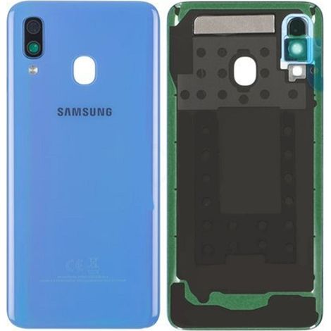 Cover posteriore originale per Samsung Galaxy A40 blu