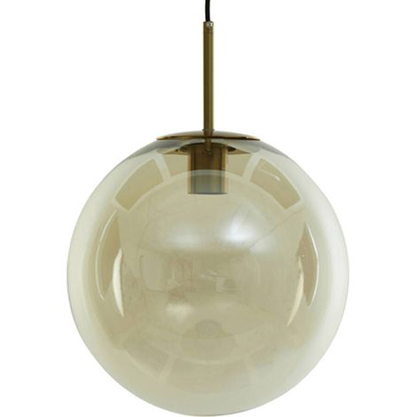 Light & Living - hängeleuchte - Medina - bronze - glas - Ø 40cm -