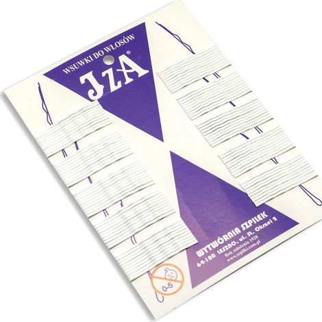 Ciabatte ondulate IZA, senza sfera - Bianche - 4,5 cm - 100 pezzi.