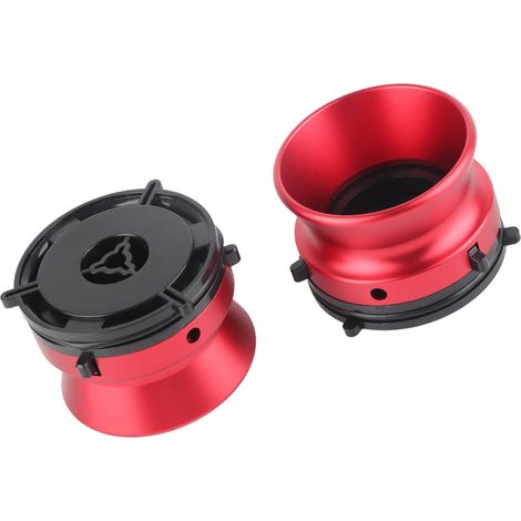 1 Paire d'adaptateurs bobine NAB en alliage d'aluminium pour platines Studer Revox - Poli professionnel 10 pouces (1/5)