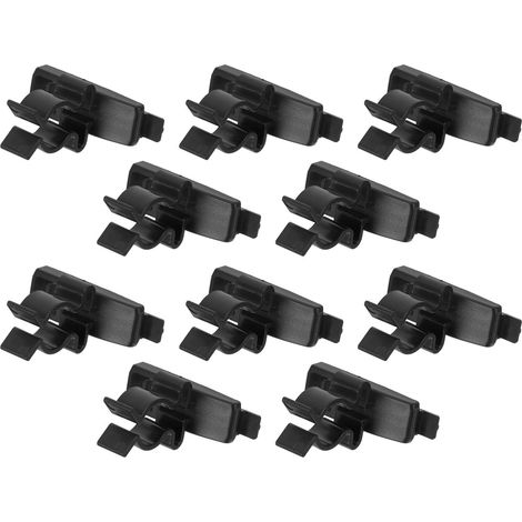 Pieces Black Plastic Pegboard Clamps Non Slip Multipurpose