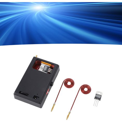 Détecteur de Maintenance pour Serrure Biométrique Coil avec Batterie 1800mAh, Pulse Generator pour Portes à Code Noir ABS avec Deux Bobines et Adaptateur EU 100‑240V (1/5)