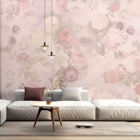Papier peint panoramique - Fleurs - 130 cm x 85 cm (1/4)