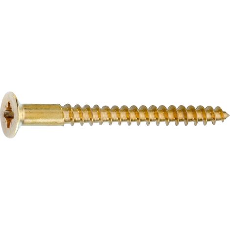 Connex Holzschrauben 3.5 x 35 mm PZ 2 Senkkopf - 20 Stk. Holzschrauben (1/2)