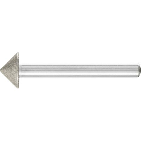 PFERD TOOLS Diamant-Schleifstift Spitzkegel Ø15x90° SchaftØ6 mm D64 (fein) zum Anfasen/Entgraten/Senken (1/4)