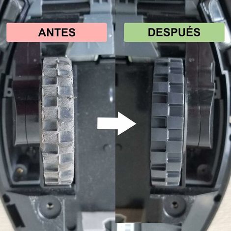 Gomme di ricambio per aspirapolvere, compatibile con iRobot Roomba 500-900, e, i, S, sostituisce ruota laterale (1/2)