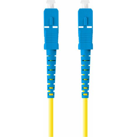2m lanberg mono sc/upc-sc/upc simplex fiber patch cord g657a1 lszh gelb