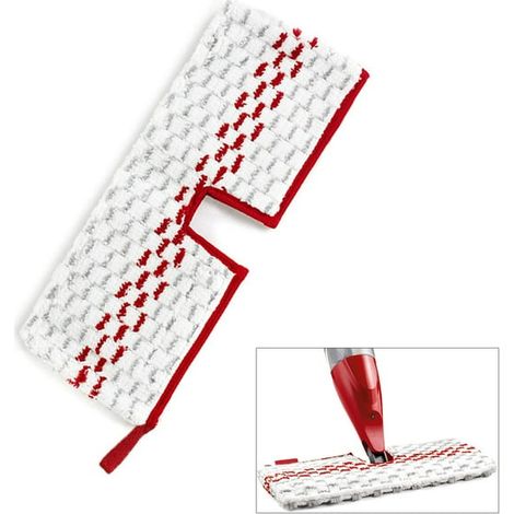 Chiffon Microfibre Tête de Rechange Balai Vaporisateur, Lot de 3 Lavables, Nettoyage Sol Efficace, Compatible avec Manches de Serpillière