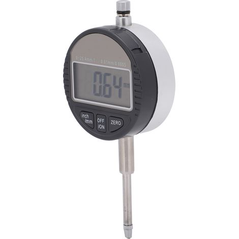 Jauge Numérique Électronique 0,01mm 0-25,4mm, Outil de Mesure de Précision avec Conversion Pouce/Métrique, Comparateur Digital pour Atelier (1/5)