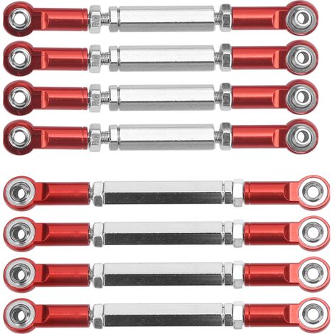 RC-Lenkservo-Zugstange, Metall-Verbindungsarm, Spurstangenköpfe, Stecker für WPL/MN/FeiyuRed (1/5)