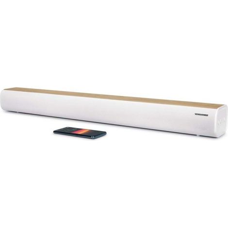 Barra sonora finitura bianca e legno Thomson SB401BT (1/5)