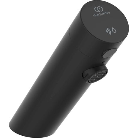 Mitigeur Infrarouge, Robinet sans contact, Eau Froide, Installation facile, Fonctionne sur Batterie 6Volts, Noir mat A7556AA (1/3)