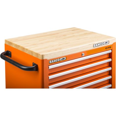 Bahco Holz-Arbeitsplatte für Werkstattwagen, 40 mm x 500 mm x 1012 mm (1/2)