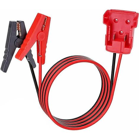 Câbles de démarrage de 1,8 m avec adaptateur pour batterie de roue électrique, câbles de démarrage portables pour outils électriques (1/5)