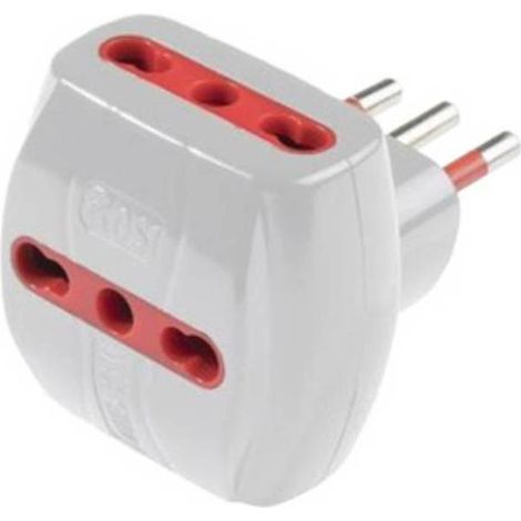 ROSI 78041 ADATTATORE TRIPLO 10A 3PR BIP C/LIMIT