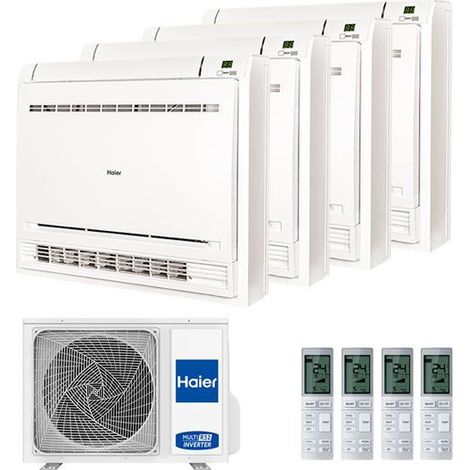 Climatizzatore Haier Quadri Console 12000+12000+12000+12000 con 4U85S2SR2FA R-32 A++/A+ 12+12+12+12